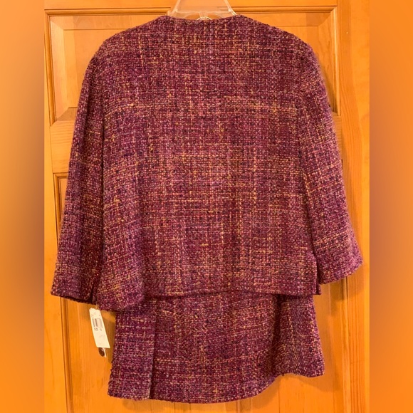 NEW- Vintage 2 Piece Set Jacket and Skirt Size 10 - Picture 7 of 14